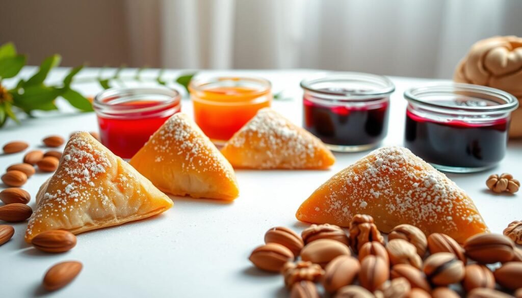 Nussecken-Variationen - vegane, glutenfreie und mit Marmelade